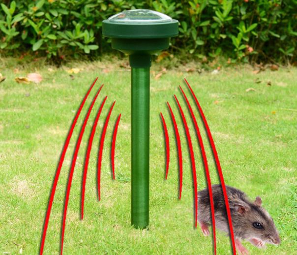 keep rodents away with Solar Ultra Sound